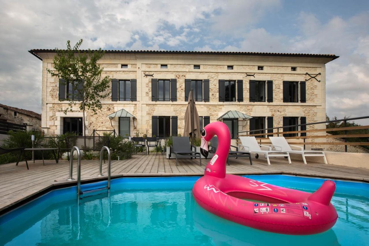 Au Bouchon Hotel Saint-Aigulin ภายนอก รูปภาพ